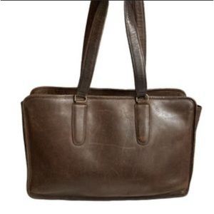 Vintage leather coach bag